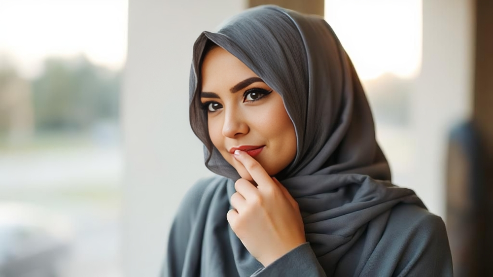 Grey hijab outfits