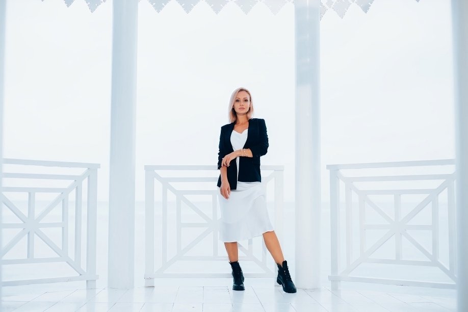 White Poplin Skirt
